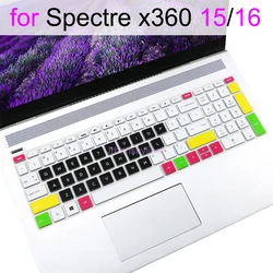 실리콘 보호대 스킨 케이스 키보드 커버, HP Spectre X360 16 16-f 16t 16-aa 15 15t 15-df 15-ch 15-eb 15t-eb 15-bl