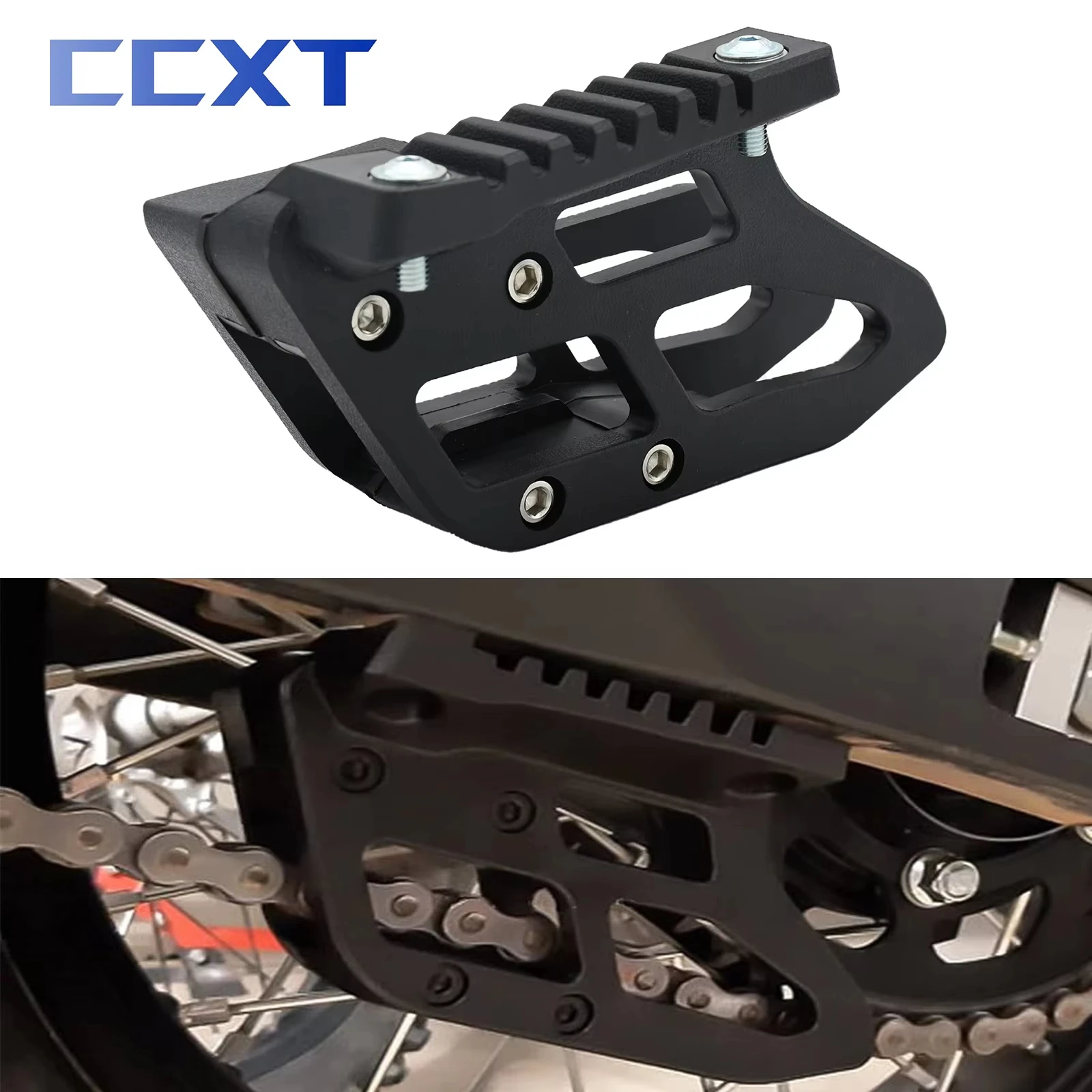 

Для XTZ 700 T700 мотоциклетная направляющая цепи, защитная пластина шкива, стабилизатор для YAMAHA Tenere 700 Tenere 700 XTZ700 T700 2019-2023