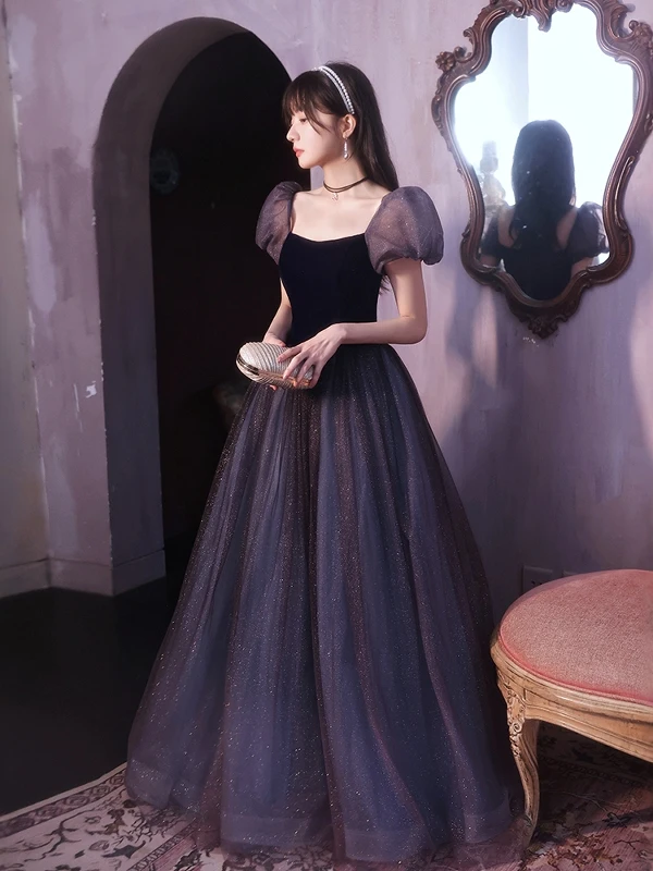 

Ele Princ Ball Gown Evening Dr Women's Faionable Ball Sound Music Exam Dr A-Line Skirt ort Sve Long Dr