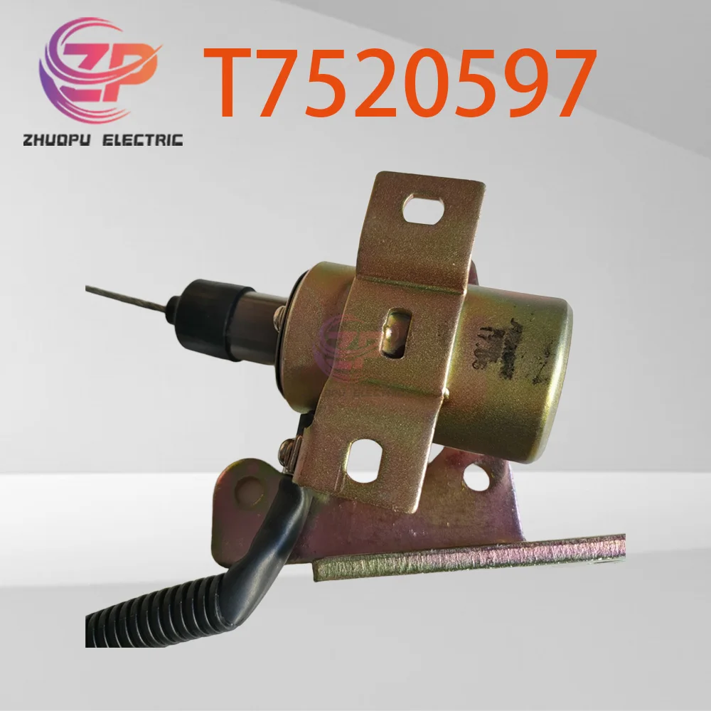 

Compatible with Perkins engine flameout solenoid valve, parking fuel cut-off flameout switch T7520597