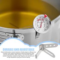 1pcs Stainless Steel Thermometer Barbeque Harmless Probe Clip Holder Coffee Cup Clip Kitchen Restaurant Nontoxic Heat-Resisting