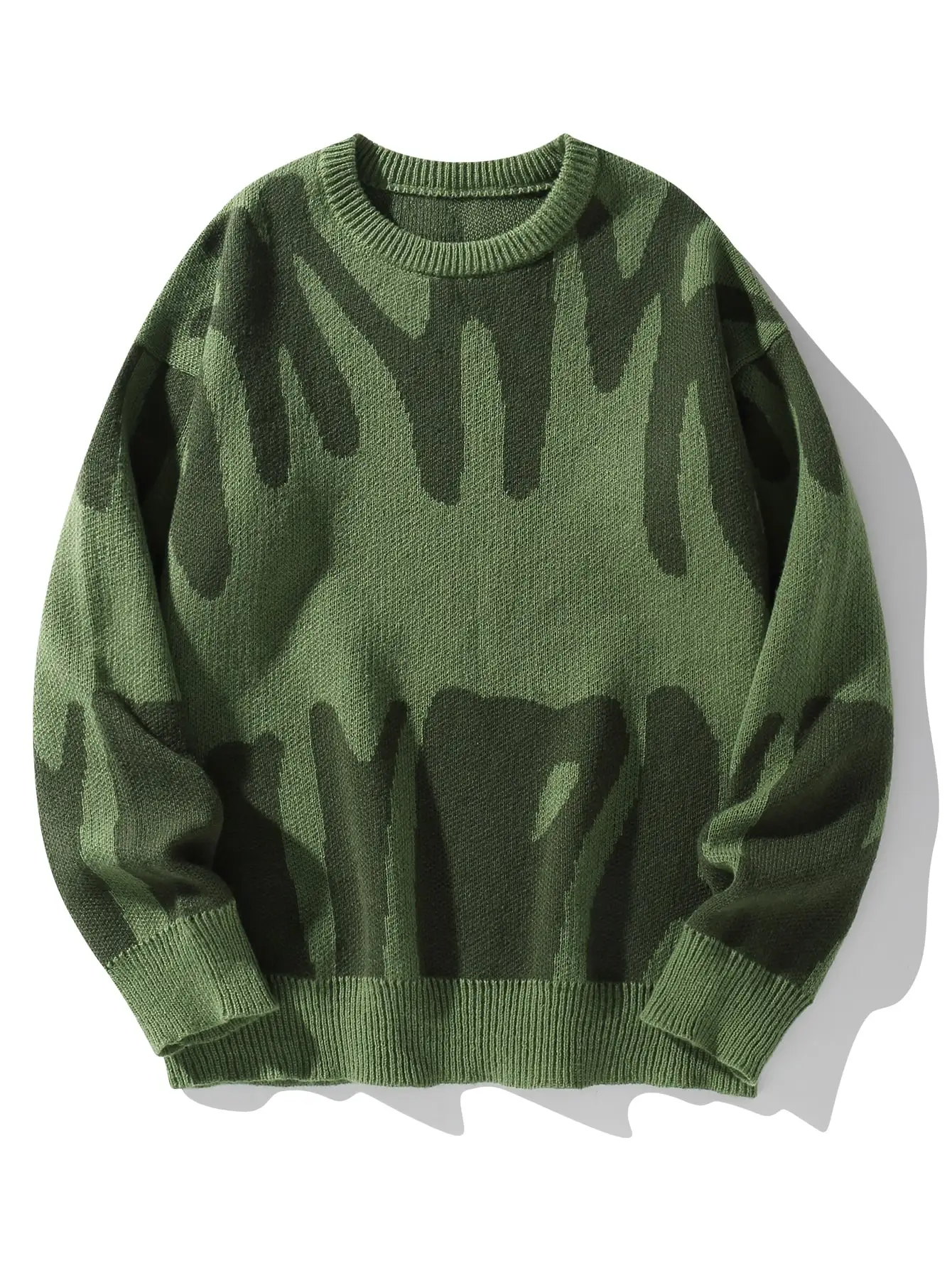 NONE Men's Jacquard Knit Pullover 5