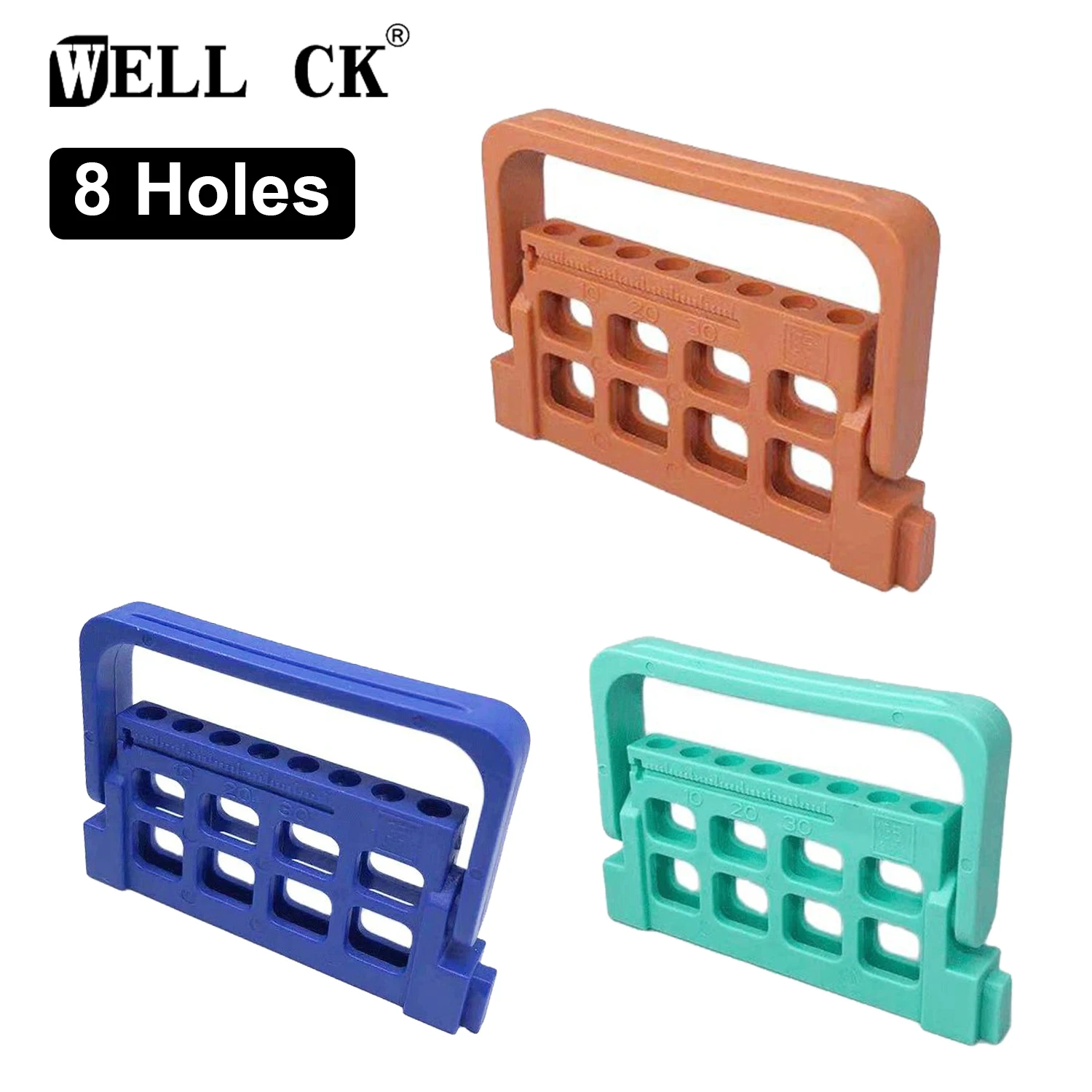 

WELL CK 8 Holes Endo File Frame For Dental K H Files Steel Stainless Or NTI Root Canal File Dentist Use Stomatology