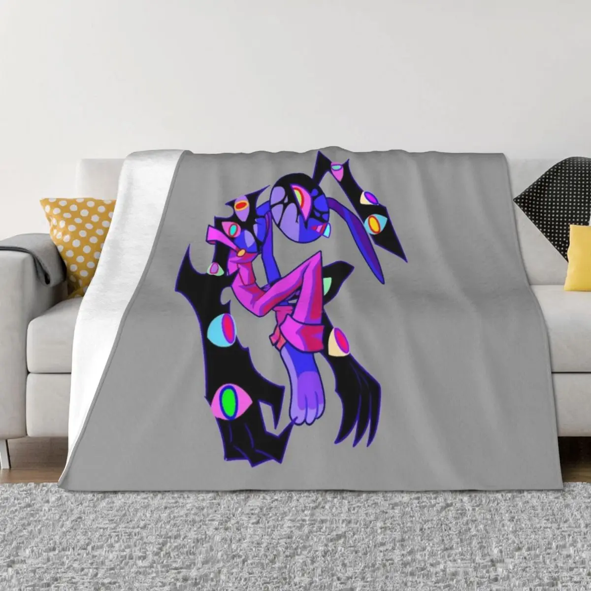 

Jax - The Amazing Digital Circus Throw Blanket Luxury Decorative Sofa Retros Hair Blankets