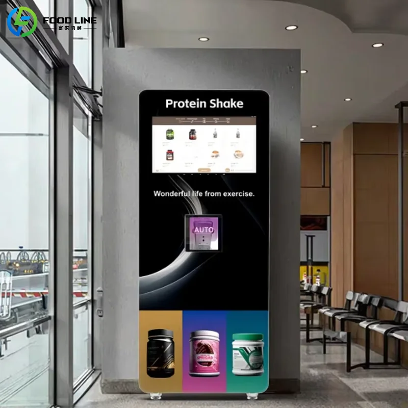 Customized Commercial Protein Shake Vending Machine 24H Self-Service Multi-Payment Fitness Scenario Device