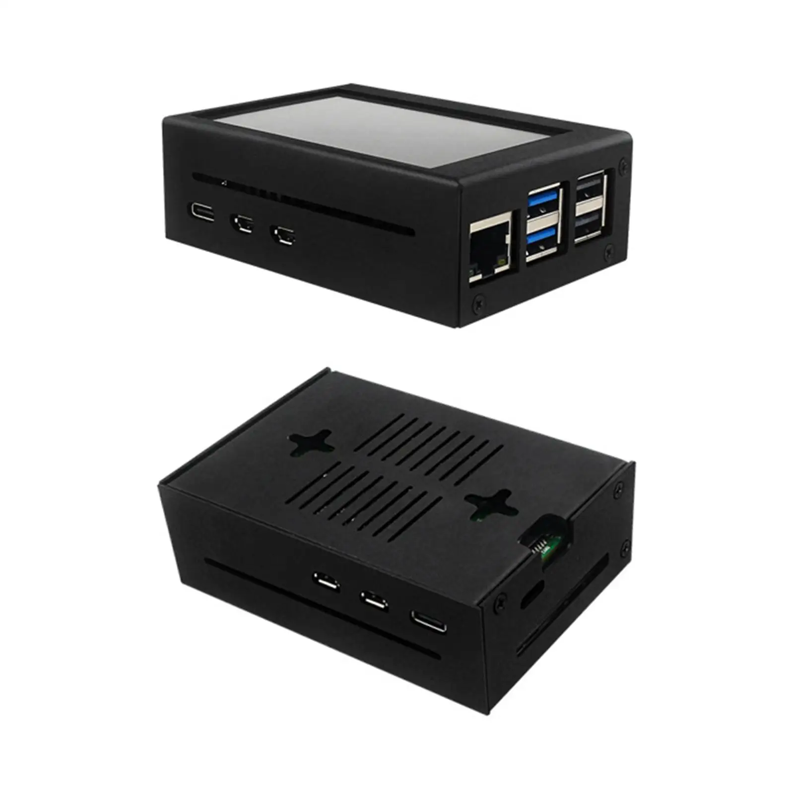 Protective Case with Mounting Screws for Mini PC - usage example