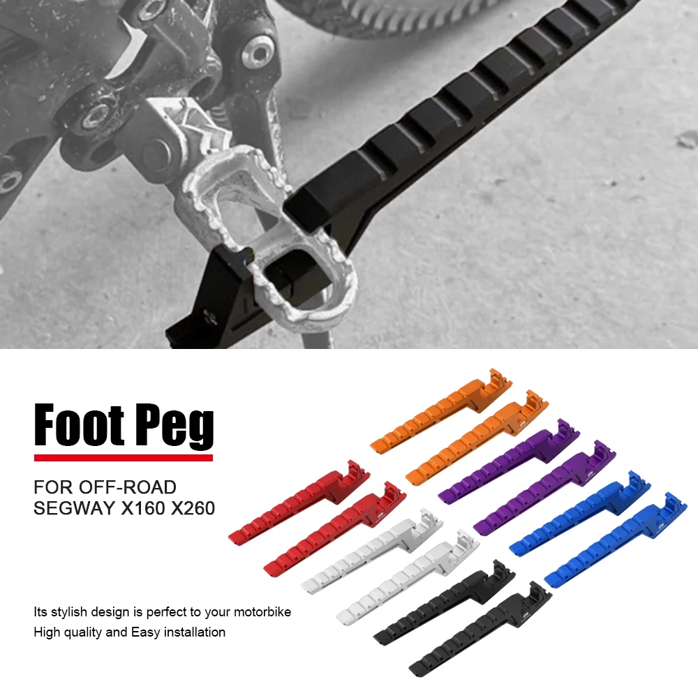 For Surron Passenger Foot Peg Extensions Footpegs Motocross Bike Accessories Off-Road For Husqvarna Segway HONDA YAMAHA KTM