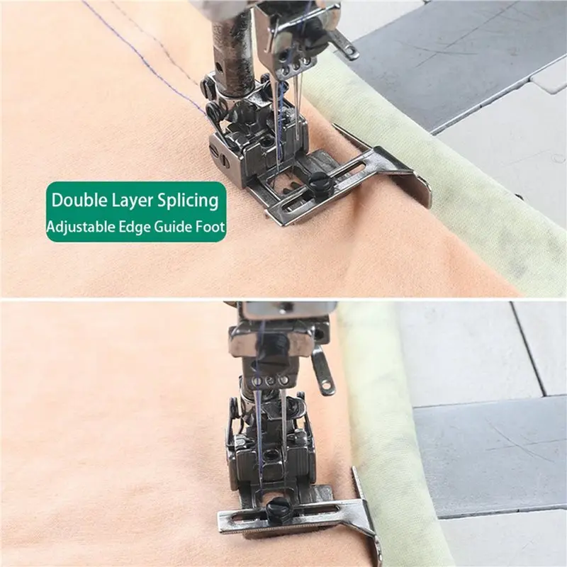 A25F-2X Advanced 3-Needle Coverstitch Sewing Machine Right Edge Guide Presser Foot 5.6Mm