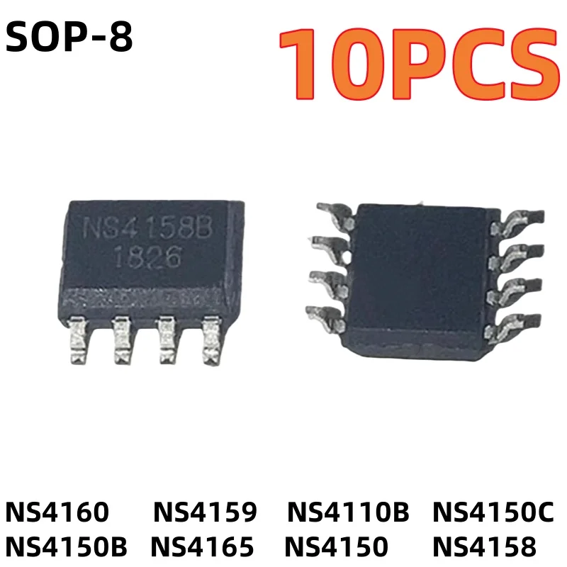 10PCS NS4160 NS4159 NS4110B NS4150C NS4150B NS4165 NS4150 NS4158 New audio chip IC SOP-8