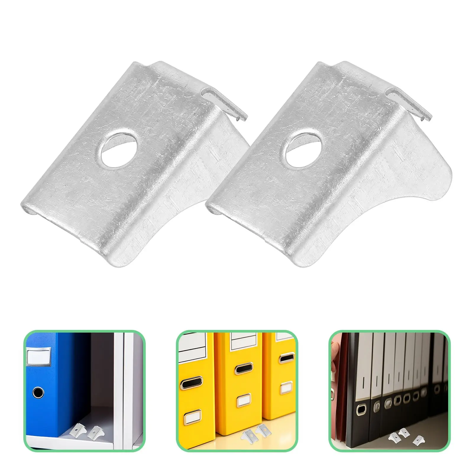 Description Picture 3 of item10 Pcs File Cabinet Buckle Heavy Duty Steel Shelf Support Clips Functional Accessories For Cabinets Metal Pegs