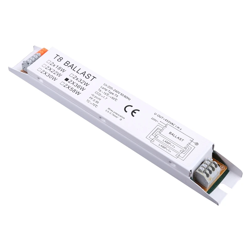 1Pc 2x36W T8 Electronic Ballast Instant Tube Lights Fluorescent Ballasts