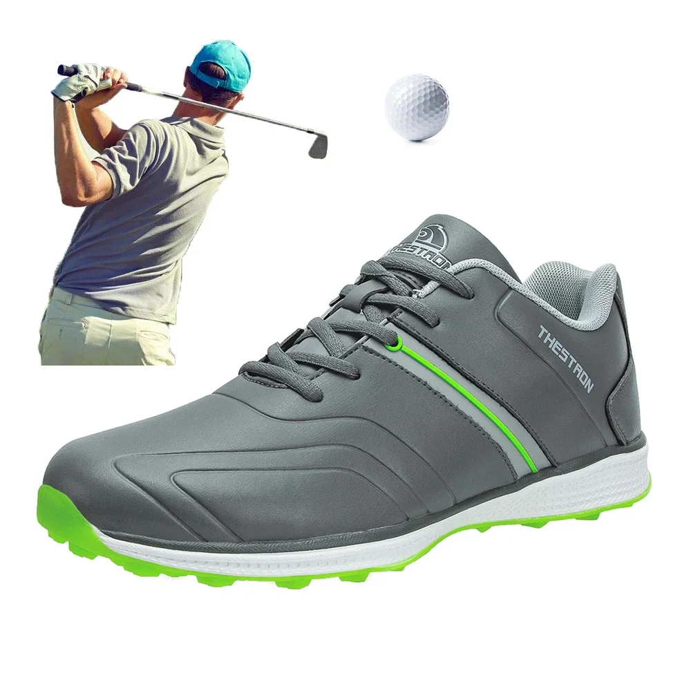 Professional Men Golf Shoes Waterproof Sport Athletic Sneakers Black White Outdoor Golf Sport Trainers Brand Training Sneakers