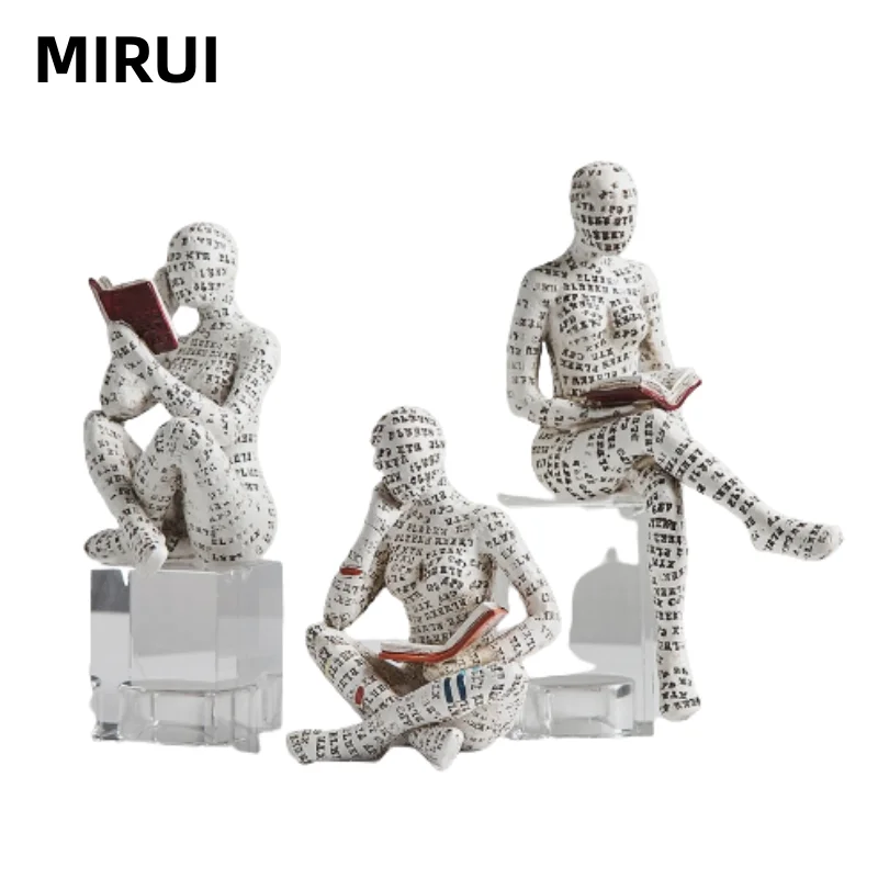 

Creative Desk Stationery Decoration Resin Abstract Figure Sculpture Decoration Home Decor Statue Mummy Figurines Accessories