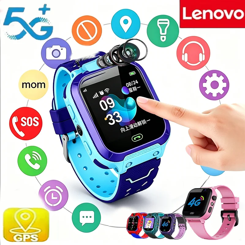 Lenovo Smart Watch for Kids Waterproof
