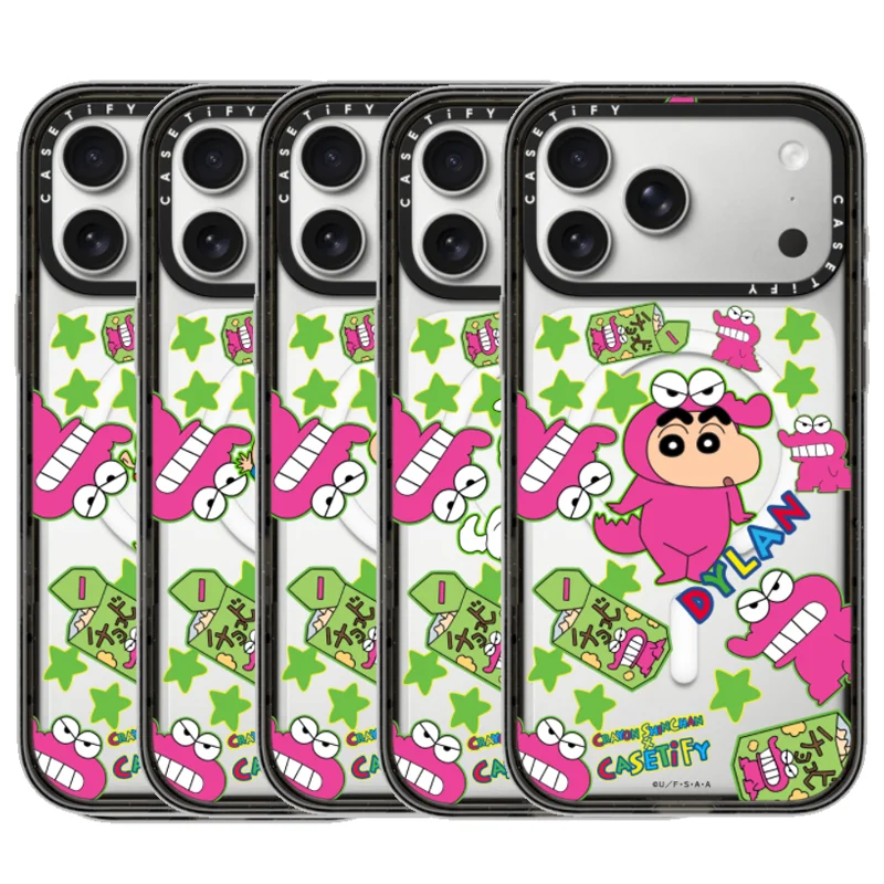 

CASETiFY Crayon Shin-chan Cartoon Series Magnetic Drop-proof Case for iPhone 13 14 15 17 Pro Max Air 16 Plus Protect Cover