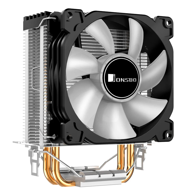 Jonsbo CR1200 CPU Cooler 2 Heat Pipe Tower RGB Colorful Light Effect 9cm Fan PC Radiator For LGA115X 1200 1700 AM4 AM5 image 4