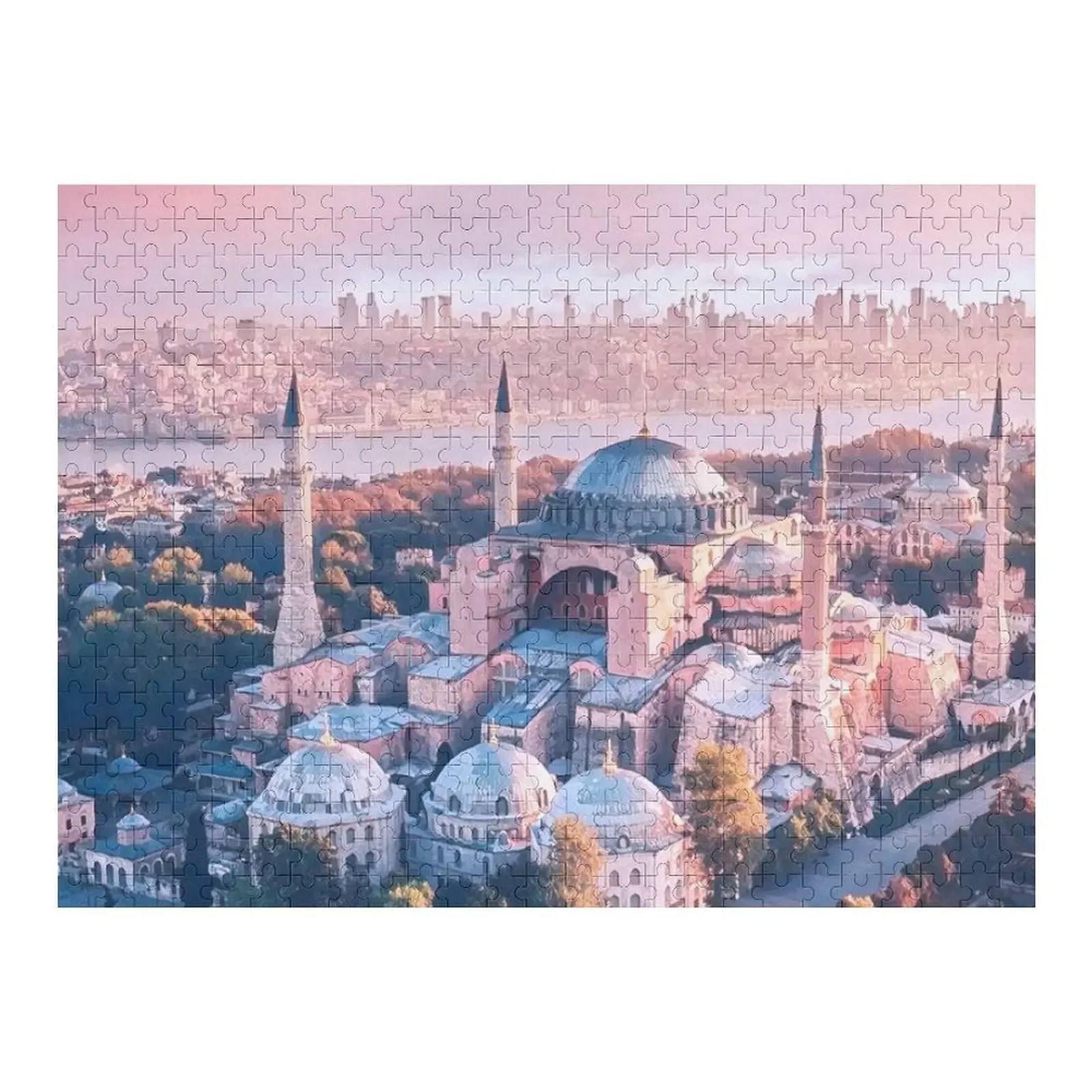 

Istanbul Cityscape Turkey Jigsaw Puzzle Personalized Baby Toy Picture Custom Gift Personalized Puzzle