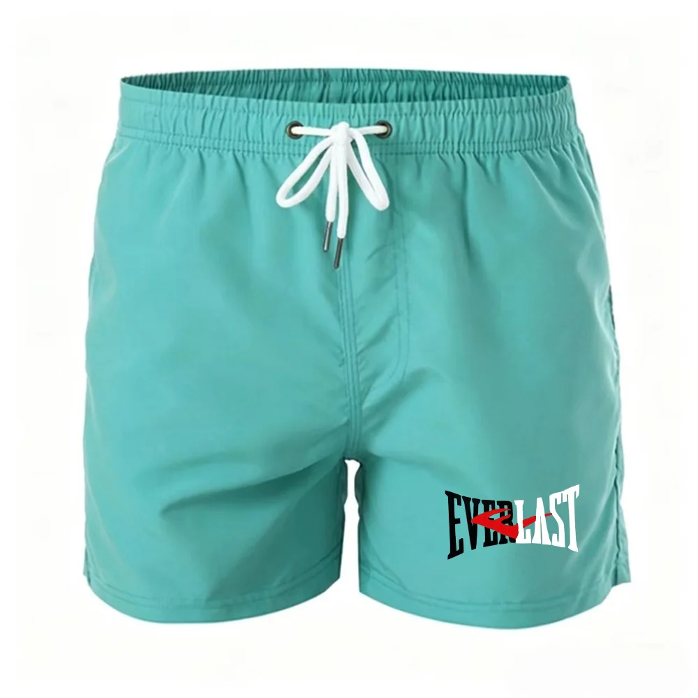 Best-selling summer men's quick-drying beach shorts, fitness shorts, summer swimwear, casual sports men's swim pants