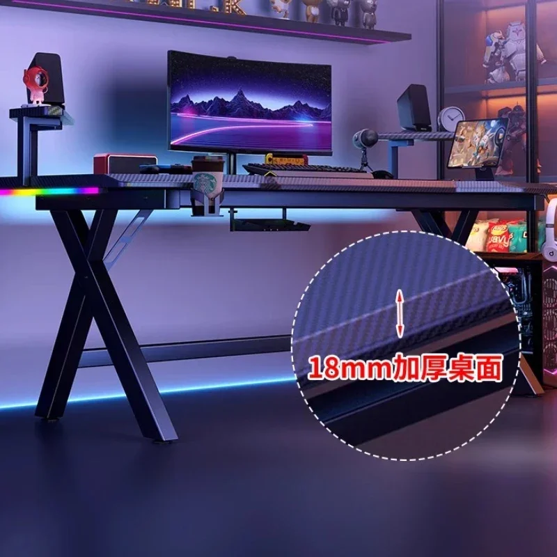 Q High End Console Computer Desks Organizers Setup Modern Bedroom Computer Desks Gadgets Creativity Mesas  Furniture