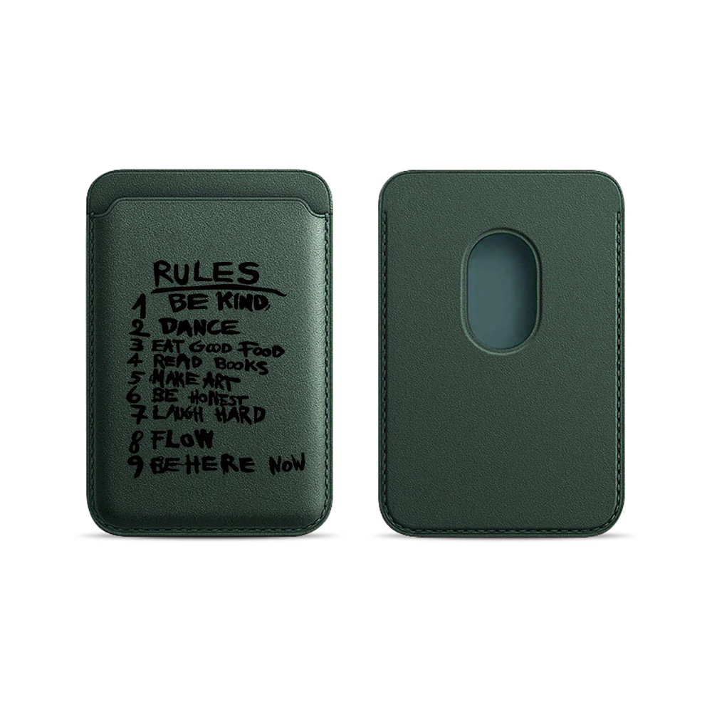 Rules Leder-Kartenetui Handyhülle Kartenhalter für Magnetische Hülle Geeignet für alle iPhones mit Magsafe-Kartenfunktion Rückseitentasche – Detail 19