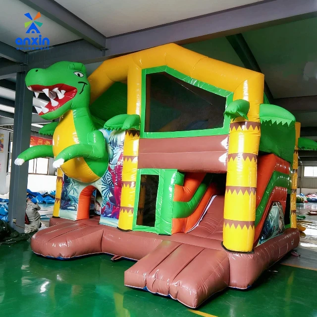 Anxin Inflatable Small Jumping Bed Made China Children's Play Equipment Commercial Rental 3-Year Warranty Durable for 3-16 Years