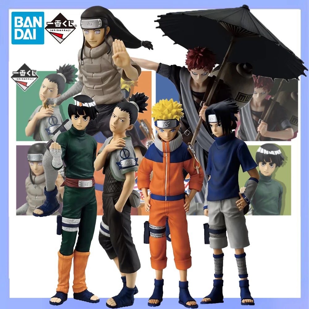 

Original in Stock Bandai Spirits Ichiban Kuji Naruto Uzumaki Naruto Uchiha Sasuke Rock Lee Naruto Hyuuga Neji Gaara Anime Figure