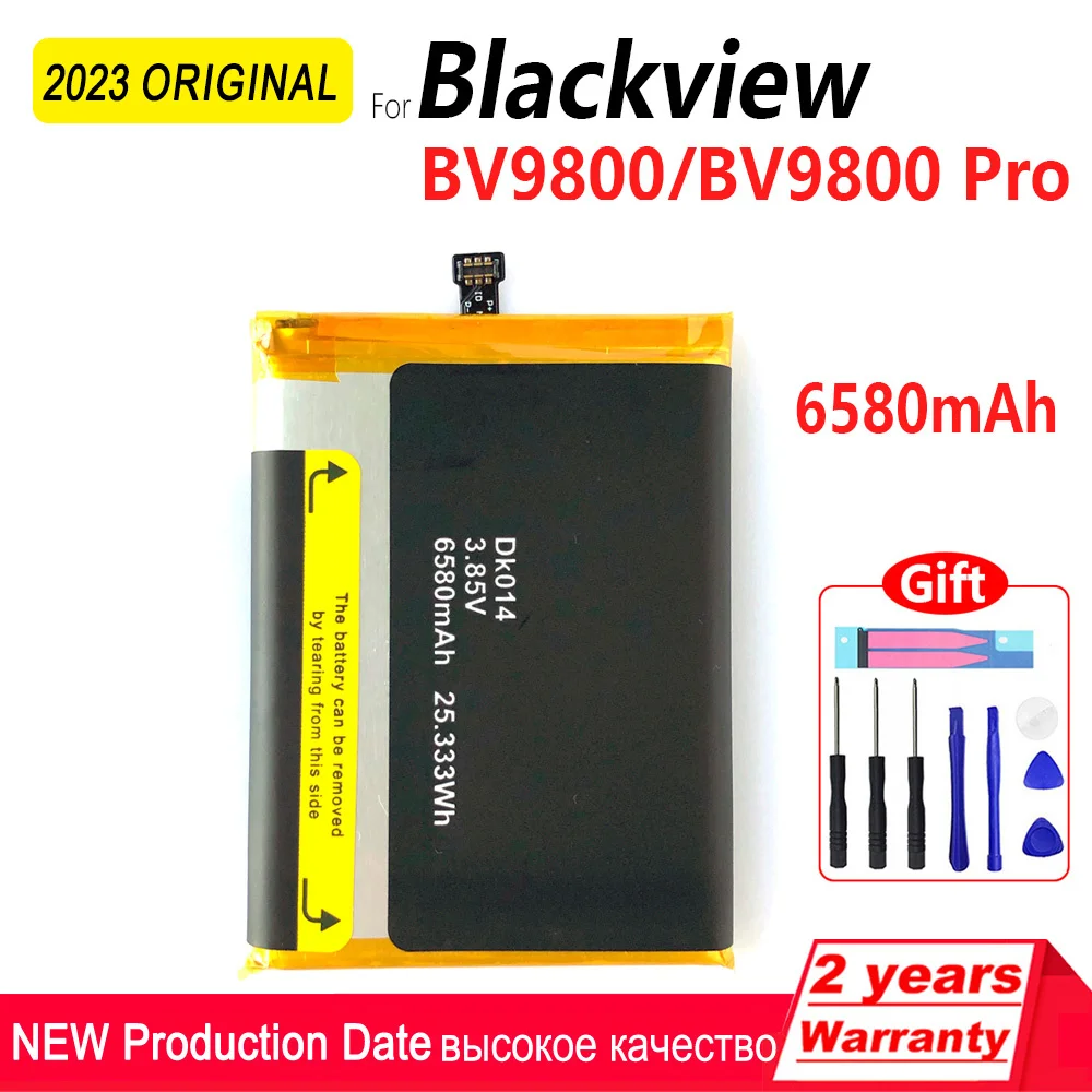 Original 6580mAh High Quality DK014 Batteria Bv9800 Battery For Blackview Bv9800 Pro Replacement Mobile Phone Bv9800 Batteries