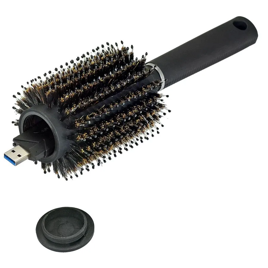 Hair Brush Comb Diversion Stash Safe Hidden Compartment Functions as an Authentic Brush Perfect for Travel or At Home