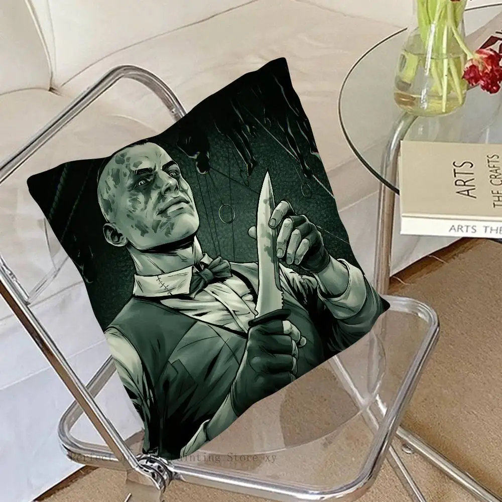 Outlast Eddie Gluskin The Groom Pillow Case Fashion Square Pillowcase Bedroom Sofa Room Ins Decoration Leisure