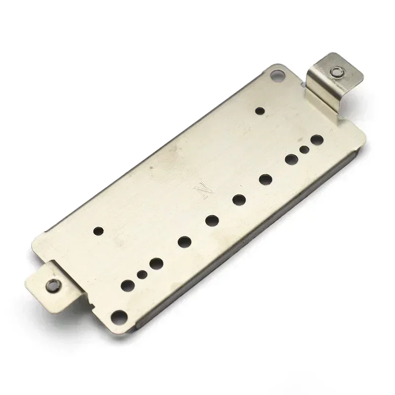 10Pcs Copper-Nickel Alloys 8 String Pickup Baseplate Brass Humbucker Baseplate 68/73MM White Copper Pickup Baseplate