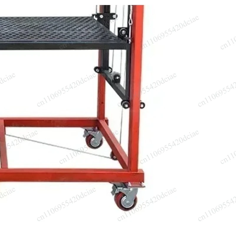 Climbing platform 5-meter 6-meter small cargo elevator, electric lifting scaffold, fully automatic folding