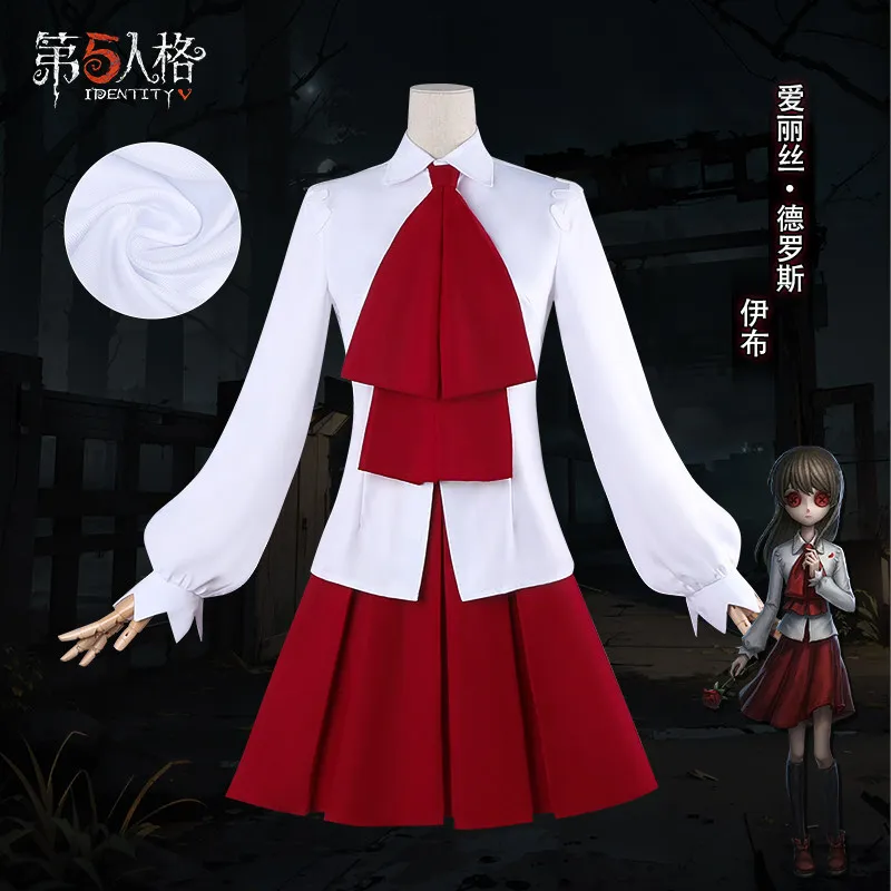 Identiey V Ib Cosplay Costume Anime Uniform Dress for Women Halloween Comic Con Roleplay Daily Outfit