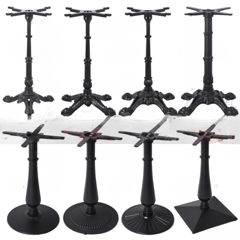 

Three or four-legged tiger seat cast iron foot western food coffee table leg tripod outdoor European wrought iron metal dining