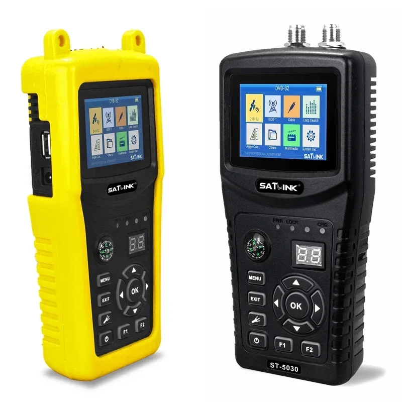 2025Satlink DVBS/S2 H.264  HD Digital TV Satellite ISDBT Decoder Signal Finder st5030