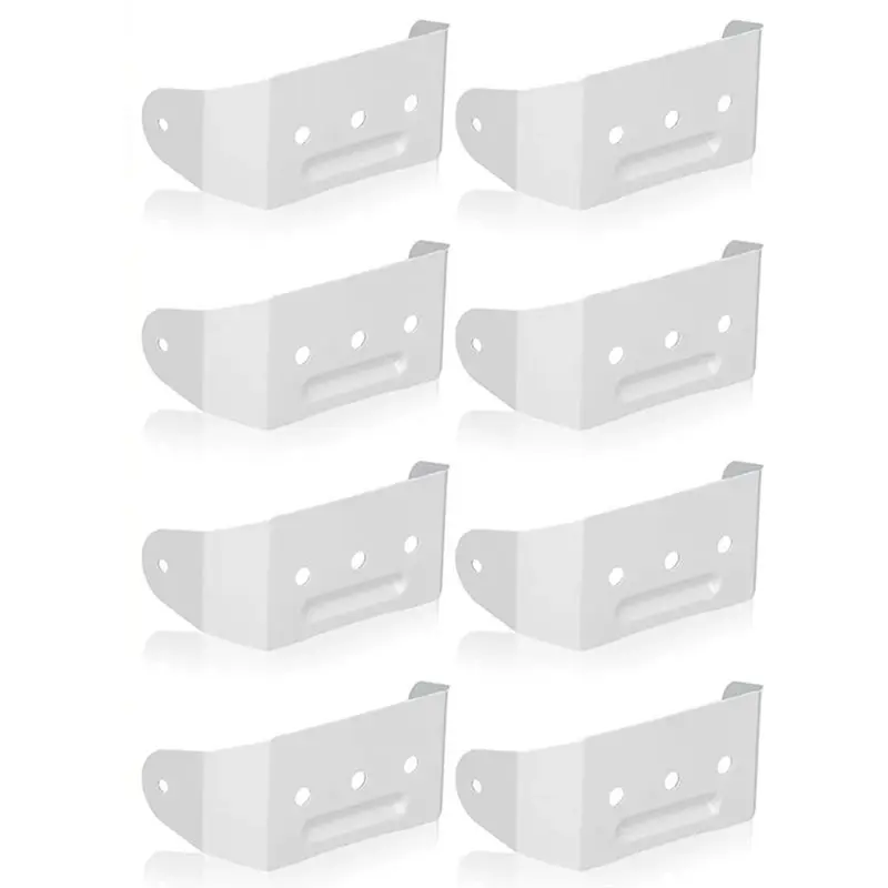 AFOURT-8Pcs Gutter Downspout Straps 2X3 Inch Downspout Pipe Clip