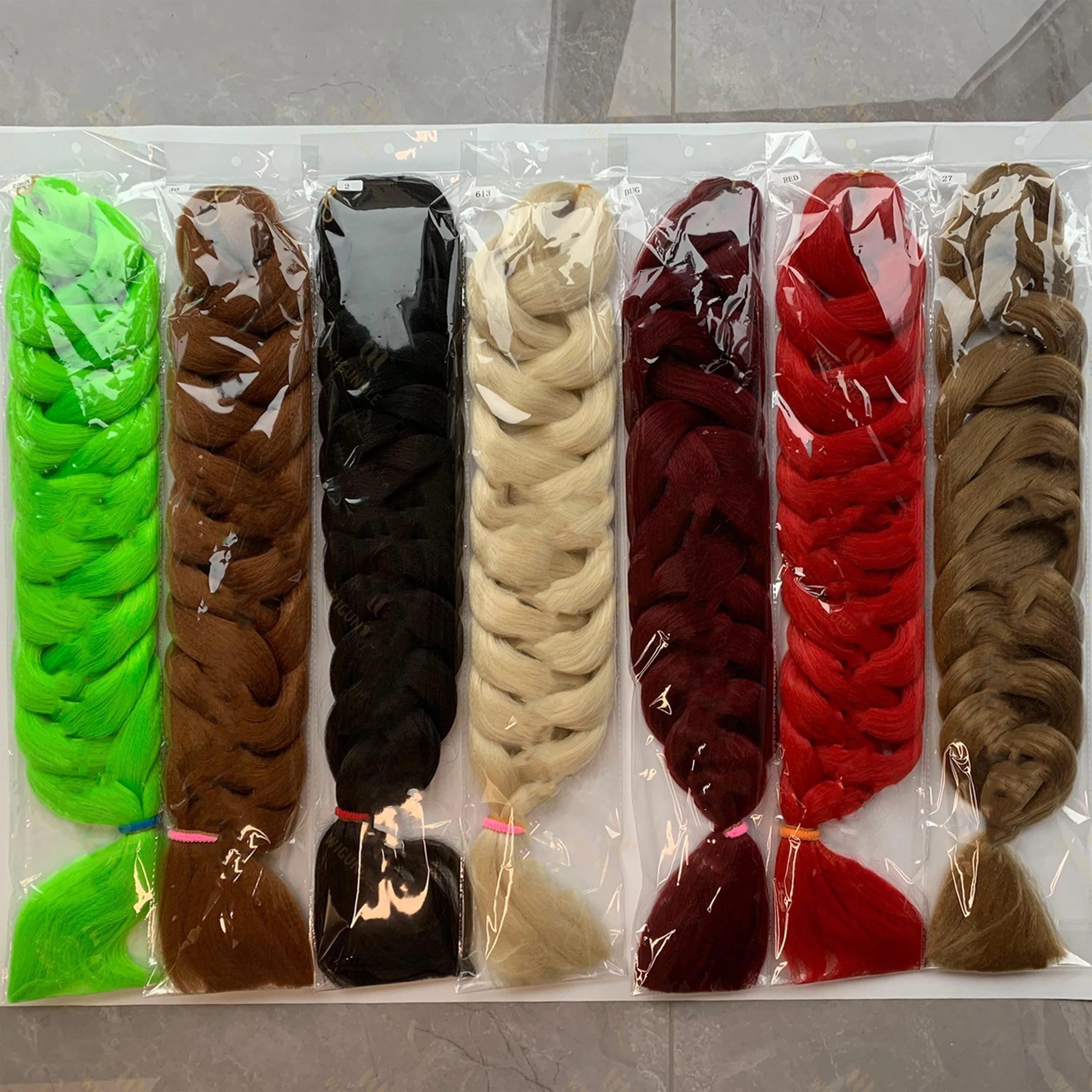 

82 Inch 165g Wholesale Jumbo Braiding Pre Stretched Hair Box Twist Braids VEYDA Synthetic Hair Extensions for Women