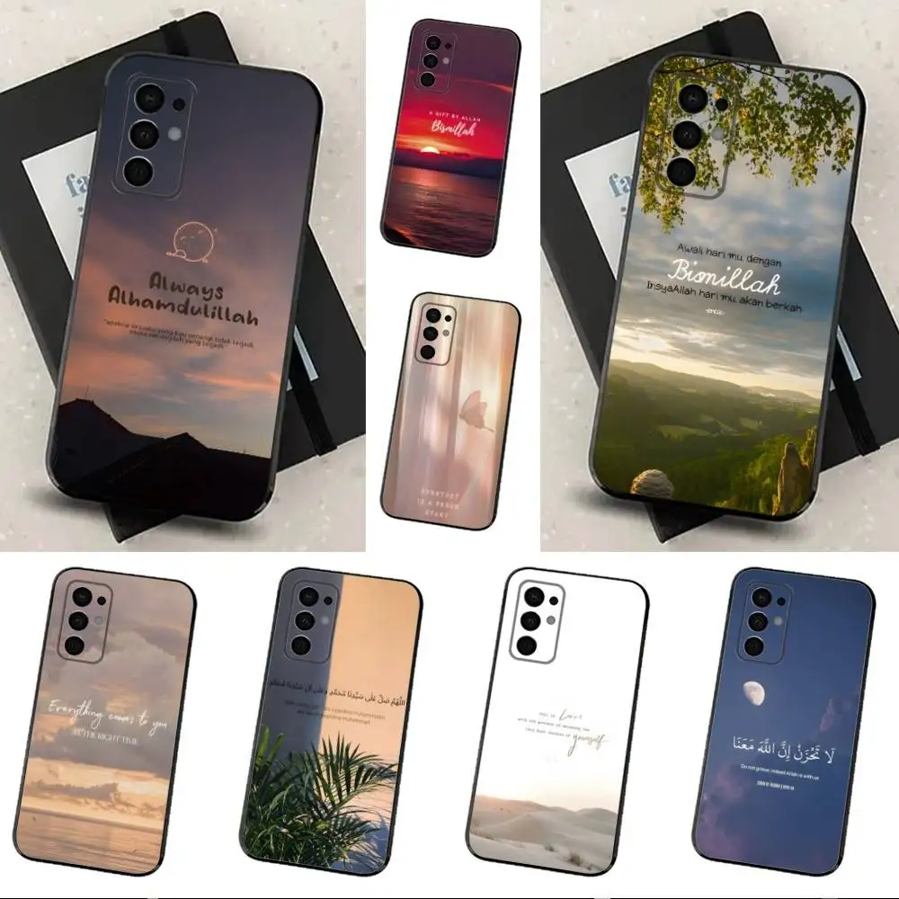 

Bismillah Allah Islam Art Phone Case For Samsung Galaxy A91,A80,A73,A72 ,A71,A53A52,A32 ,A31A22,A21s,A20,Black Cover