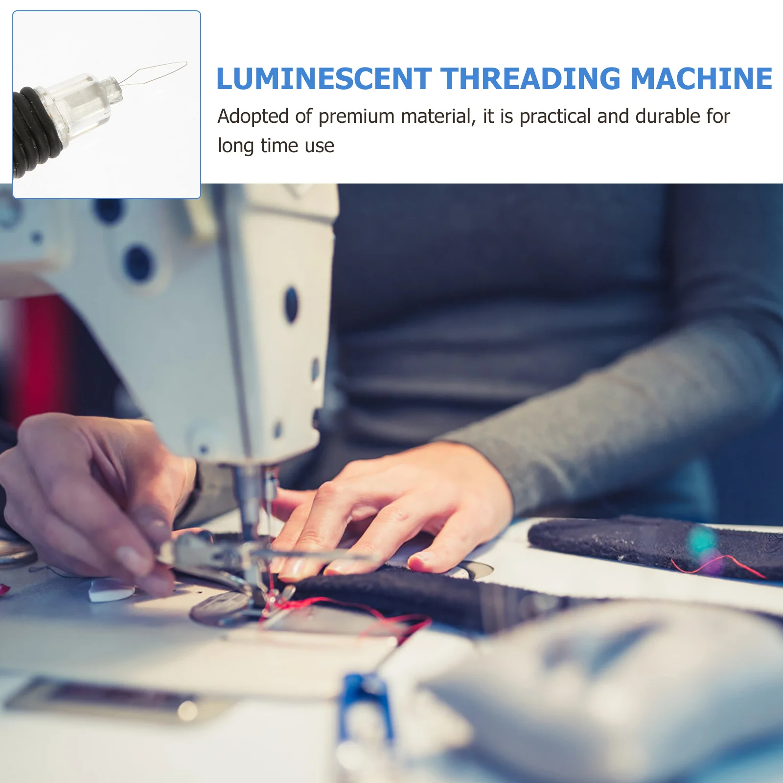 

Luminous Sewing Accessory LED Lighting Tool Ergonomic Design for Threading Crocheting Embroidery Knitting Crafts