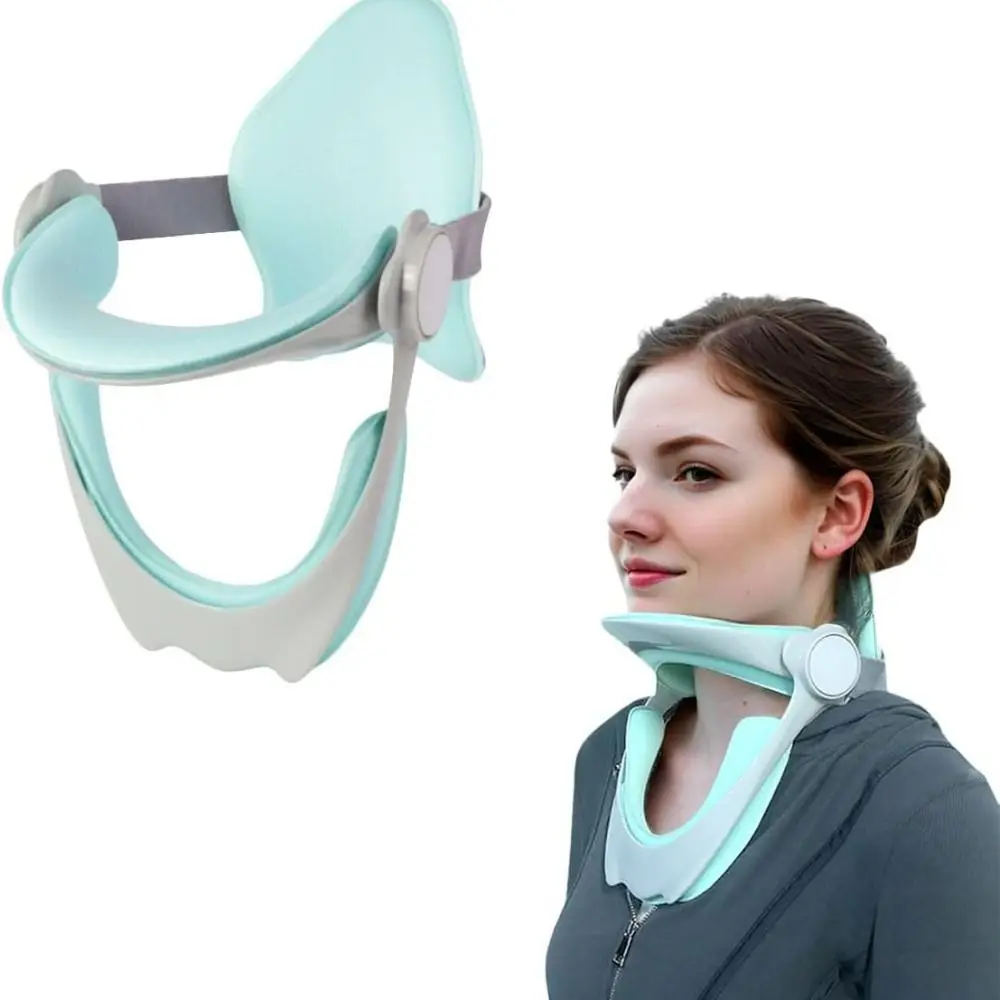 

Health Posture Correction Neck Brace Soft Adjustable Cervical Neck Traction Device Breathable Neck Stretcher