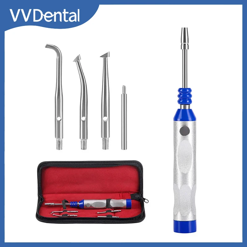 

VVDental Automatic Crown Remover Kit Adjustable 4 Shifts Stainless Steel Crown Teeth Restoration Removal Tools