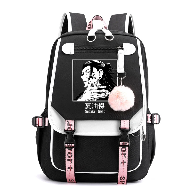 

Anime Geto Suguru Student School Supplies Bag Teens Women Men Laptop Travel Rucksack