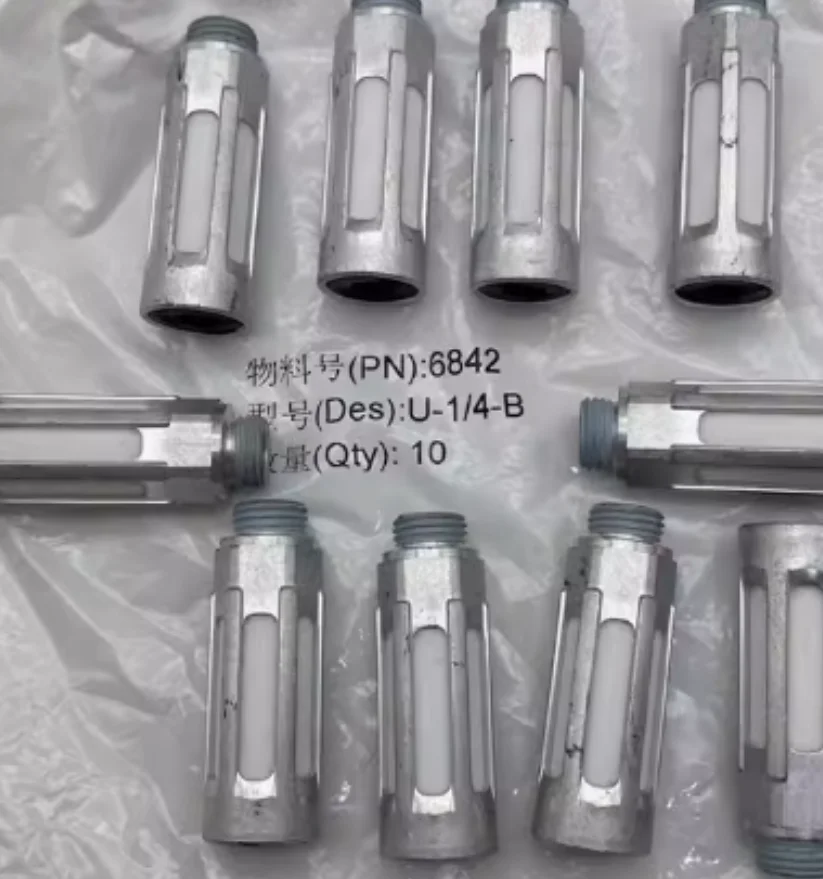 3PCS New original FESTO muffler 6842-U-1/4-B 6843-U-3/8-B 6841-U-1/8-B