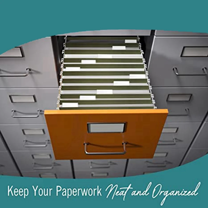 Подвесные папки в упаковке 25-размерных папок для файлов Подвесные папки Папки для картотечных шкафов