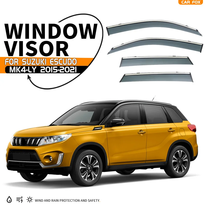 

For Suzuki Escudo 2005-2021 Car Window Visor Awning Shelters Windshield Side Window Rain Sun Shade Auto Accessories
