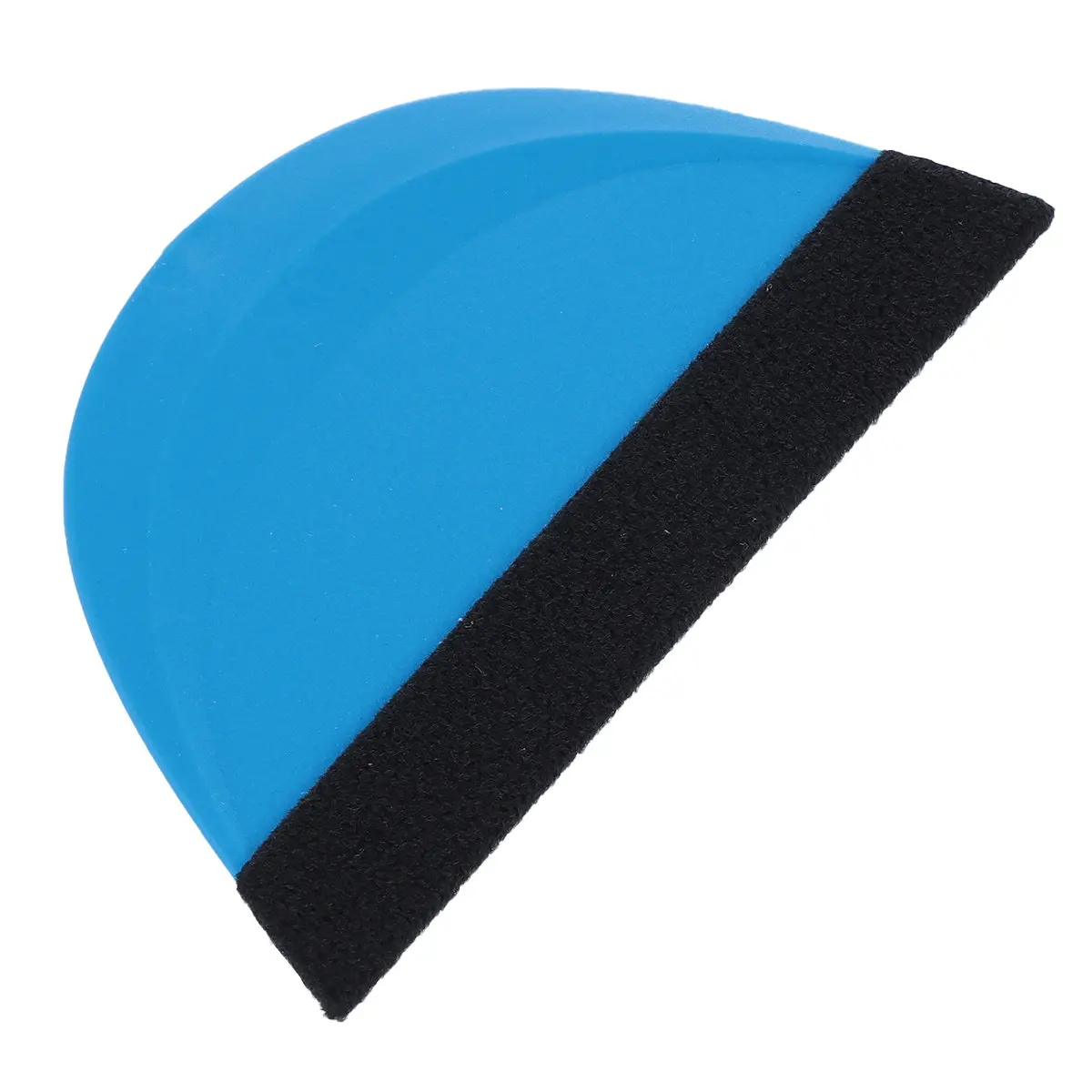 1Pcs Car Vinyl Squeegee Plastic Felt Semicircular Scraper Applicator Tool for Auto Decal Installation Protection Tool
