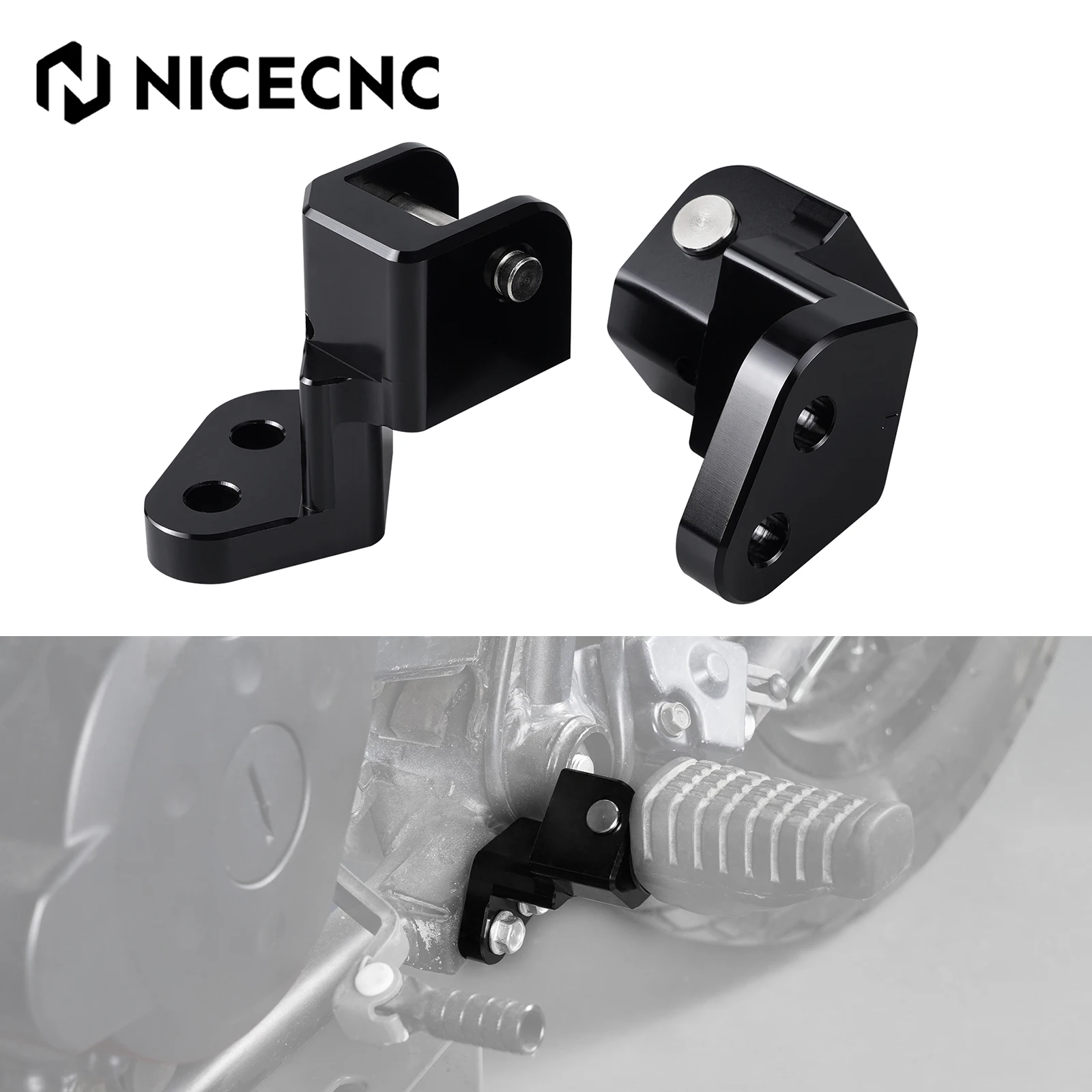 

For 1987-2018 Kawasaki KLR650 klr650 klr 650 Footpeg Lowering 1″ 25.4MM KLR 650 2008 2009 2010 2011 2012 2013 2014 2015 2016