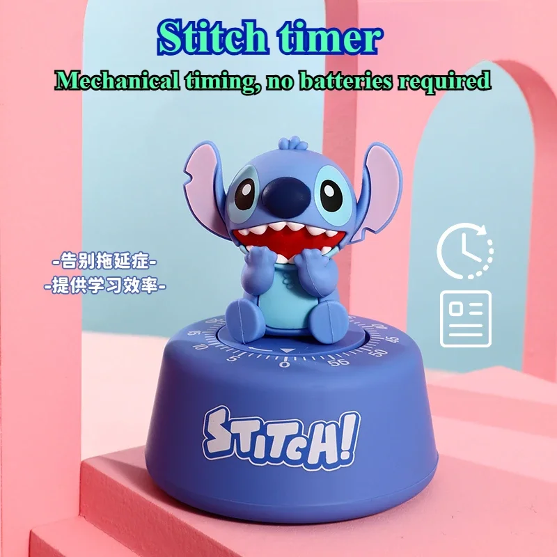 

Disney Stitch Timer 0-60 Minutes Countdown, Stitch, Alien, Lots Model Creative Desktop Ornaments Children's Christmas Gift