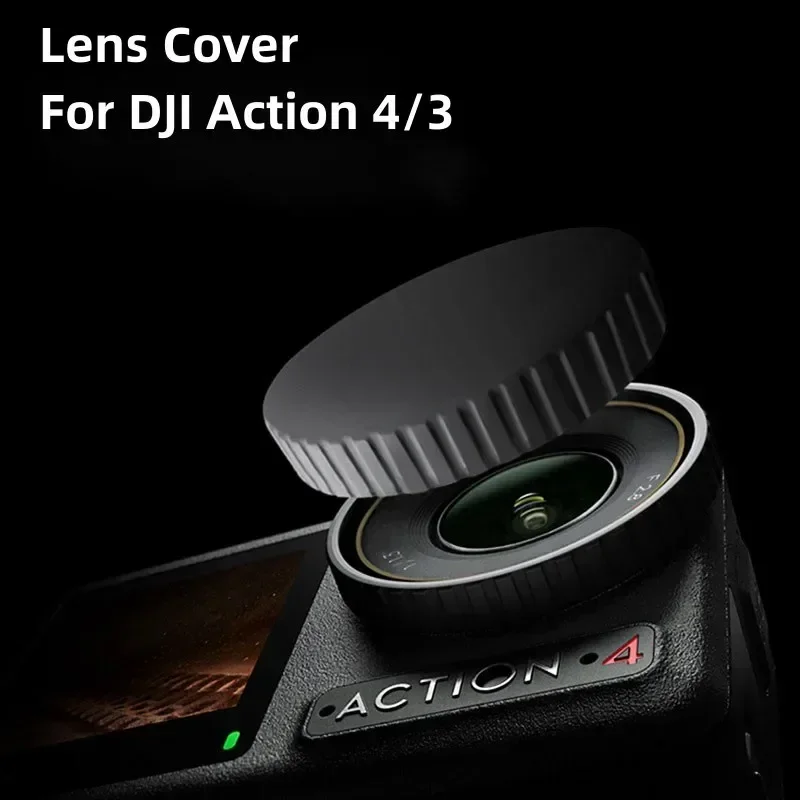 Lens Cap Protection Cover TPU Anti-collision Dustproof Safety Guard for DJI Action 3 / Action 4 Camera Accessories