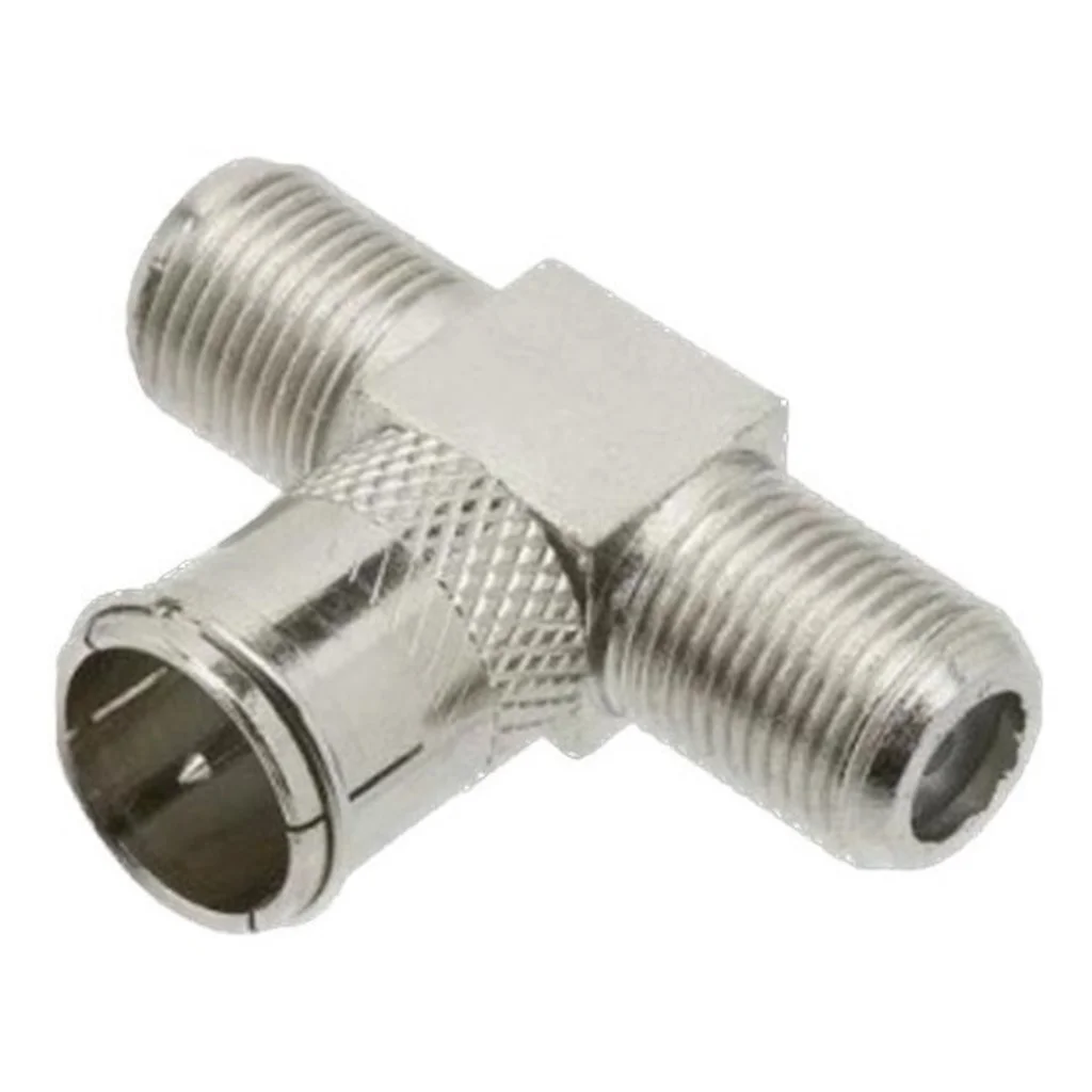 10 Uni. Conector Emenda Rf  T Engate Rapido 1x2 Rg59 Rg6