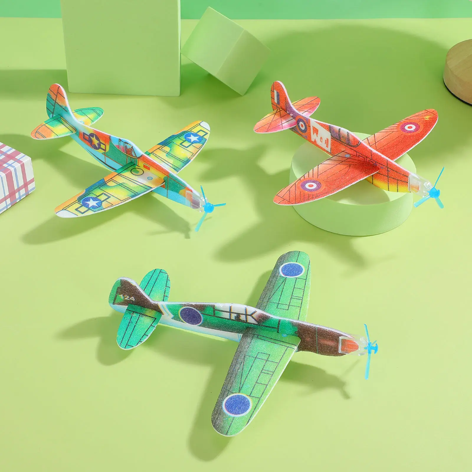 

Набор из 36 поролоновых самолетов-планеров: креативные, забавные, портативные, для игр на свежем воздухе для детей